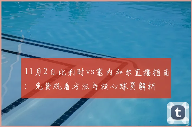 11月2日比利时vs塞内加尔直播指南：免费观看方法与核心球员解析